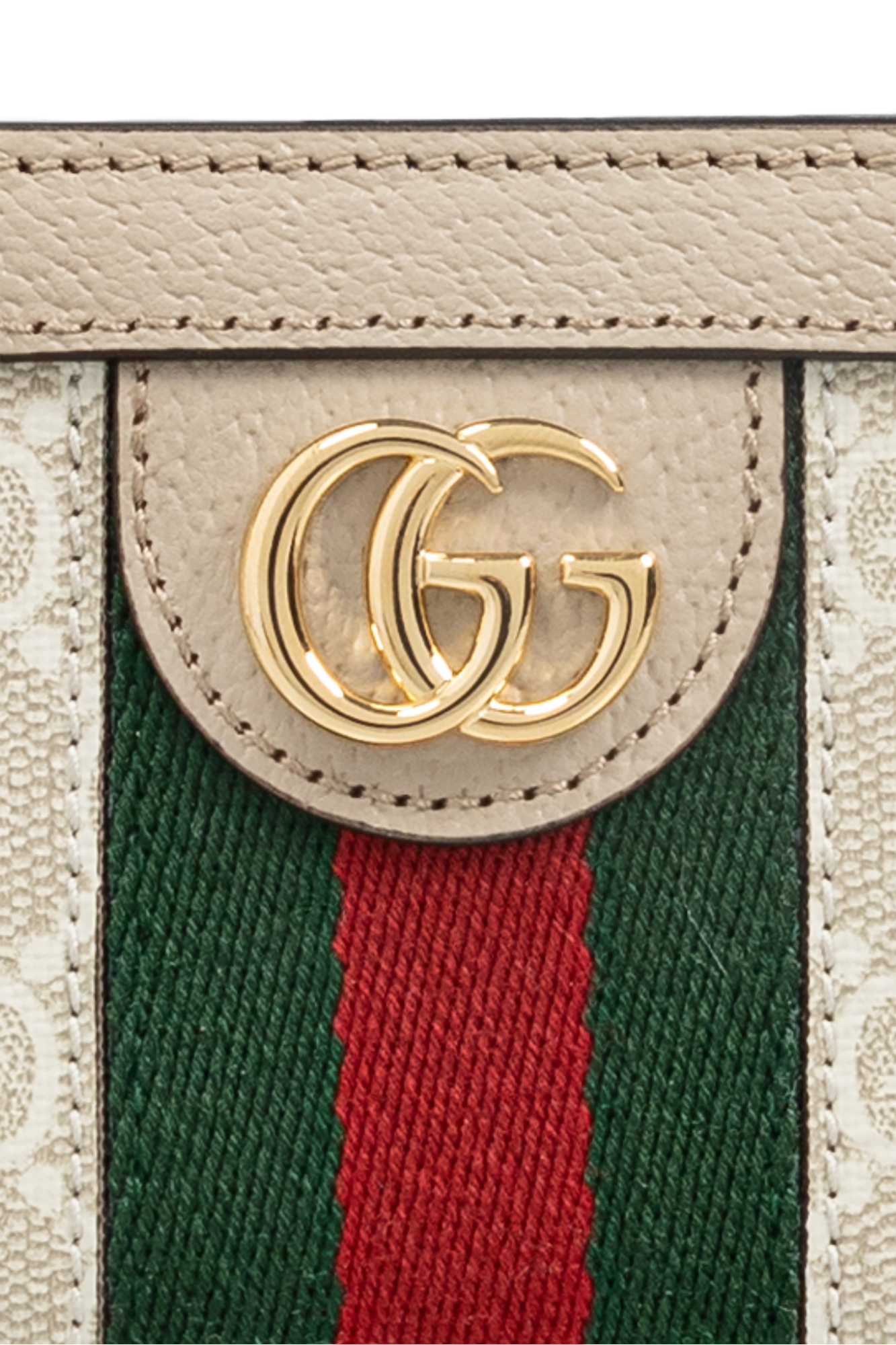 Gucci GGパターン マネークリップ ブラウン